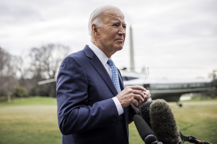 US President Joe Biden in Washington, DC, on Jan. 30, 2024.