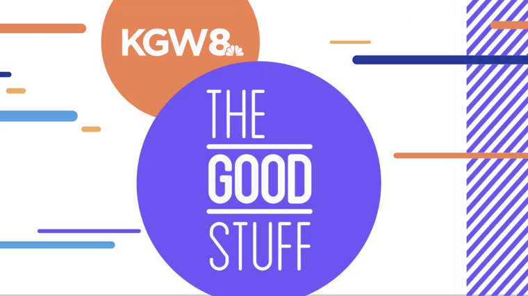Logo of KGW's "The Good Stuff" show.