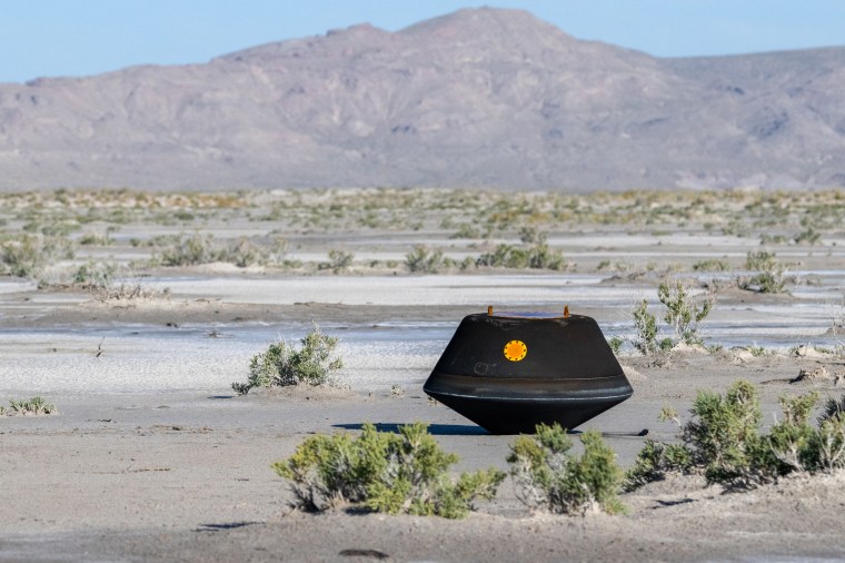 The sample return capsule from NASA’s OSIRIS-REx mission 