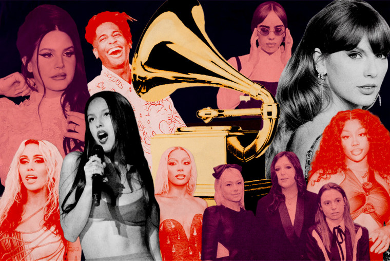 Photo Illustration: Nominees of the 2024 Grammy Awards