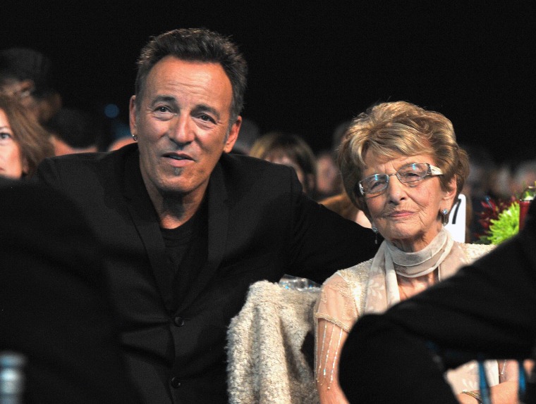 Bruce Springsteen and Adele Springsteen in Los Angeles,