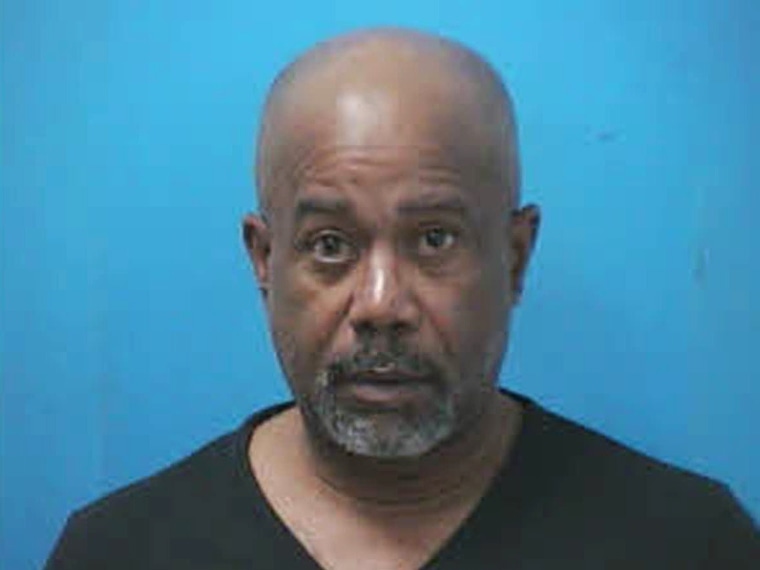Darius Rucker's police booking photo after being arrested on misdemeanor drug charges in Williamson County, Tenn.