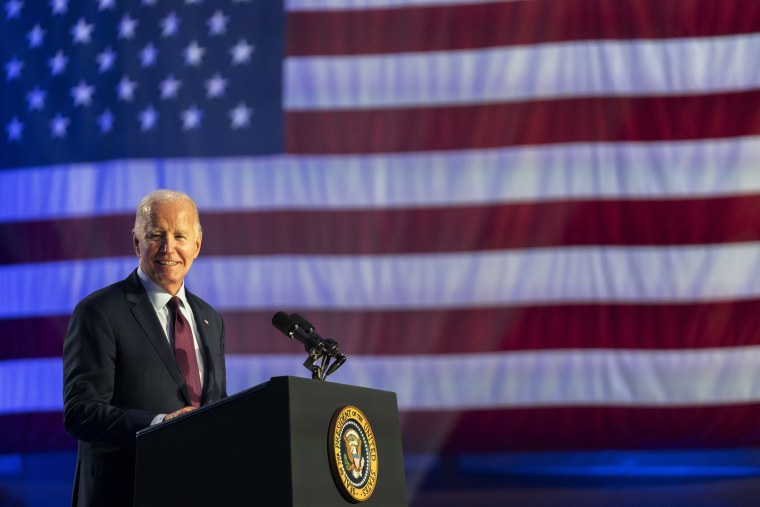 Joe Biden at a campaign event in Las Vegas