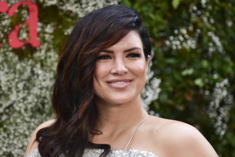 Gina Carano attends the InStyle Max Mara Women in Film Celebration at Chateau Marmont on June 11, 2019 in Los Angeles, California.