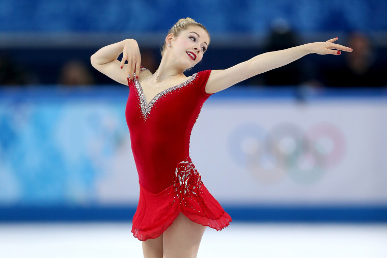 Gracie Gold during the Winter Olympics in Sochi, Russia