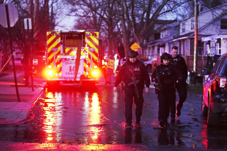 At least 6 people are missing, feared dead after Pennsylvania house fire and shooting
Image: