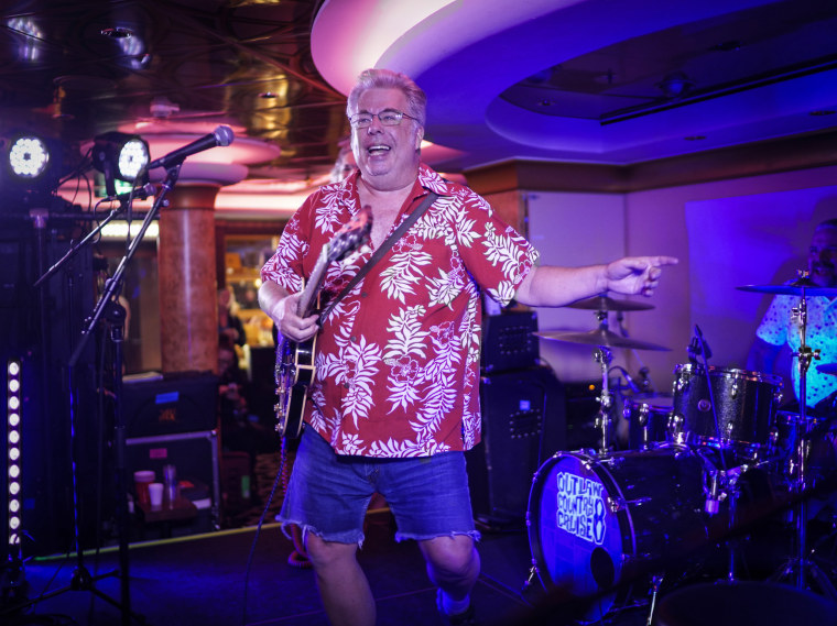 Mojo Nixon performs on the Outlaw Country Cruise on Feb. 6, 2024.