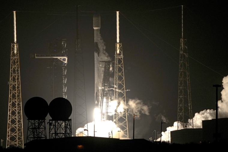 Image: A SpaceX Falcon 9 rocket on NASA's Plankton, Aerosol Cloud Ocean Ecosystem