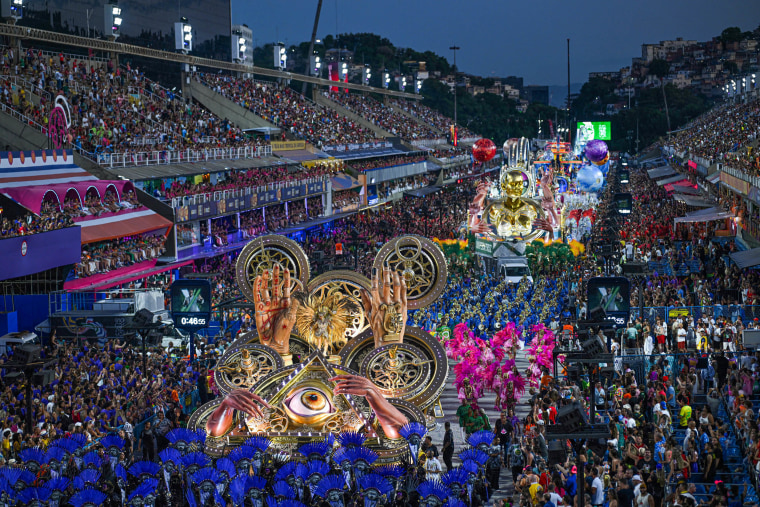 The Samba Parade in Rio de Janeiro