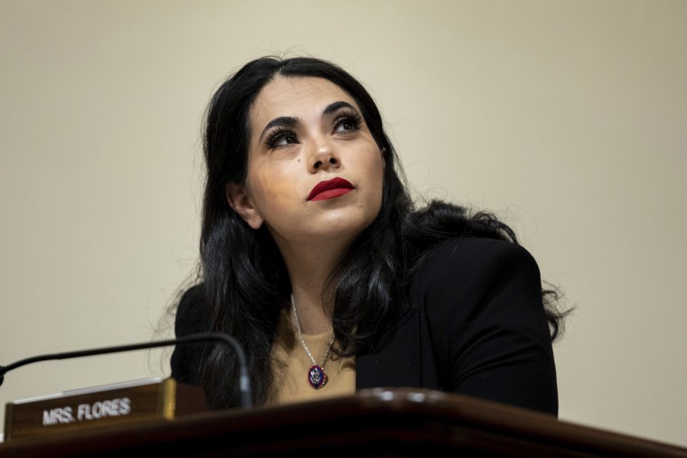 Rep. Mayra Flores, R-Texas, during a hearing at the Capitol in 2022. 