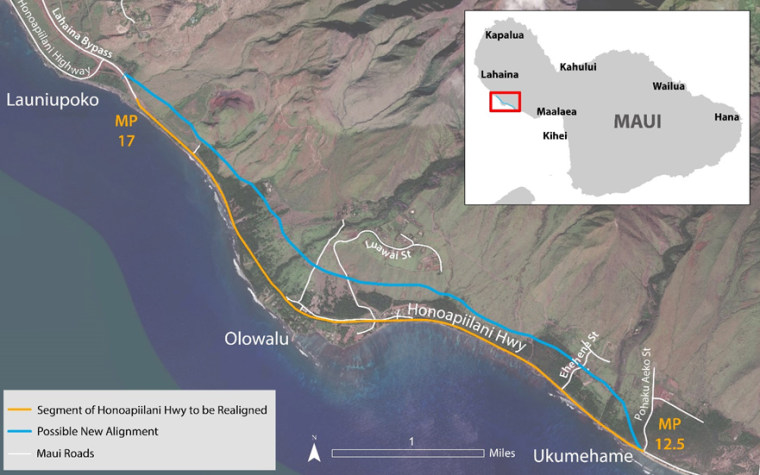 Plans also include adding an access route to points south of Lahaina.