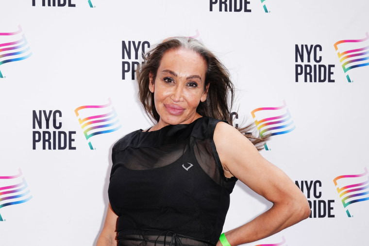 Cecilia Gentili attends the 2023 New York City Pride Rally.