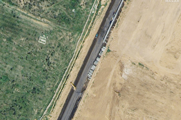 Satellite Images of Rafah Egypt