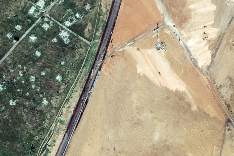 Satellite Images of Rafah Egypt