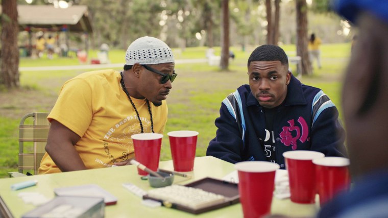 Kareem Grimes and Vince Staples in "The Vince Staples Show." 