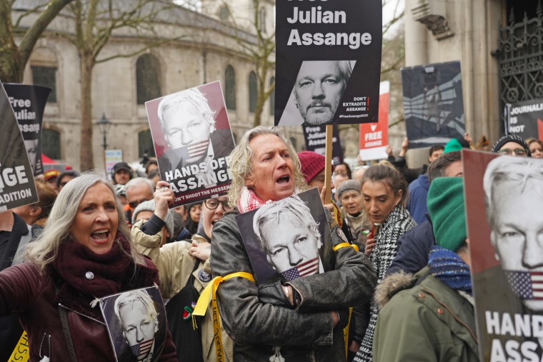 Julian Assange Appeal Hearing Against Extradition In London