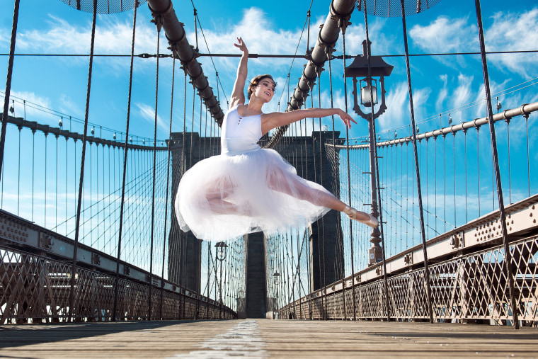 ballerina dancer brooklyn bridge nyc