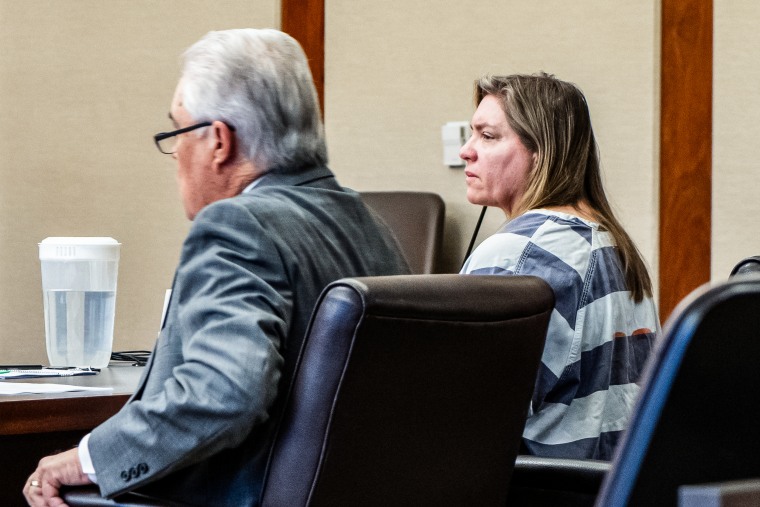 Jodi Hildabrandt during a hearing on Feb. 20, 2024 in St. George, Utah.