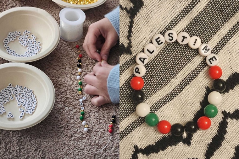 Nawal Abuhamdeh's 10-year-old daughter’s Girl Scout troop started to raise money for urgent humanitarian needs for children in Gaza thorough a bracelet-making fundraiser.