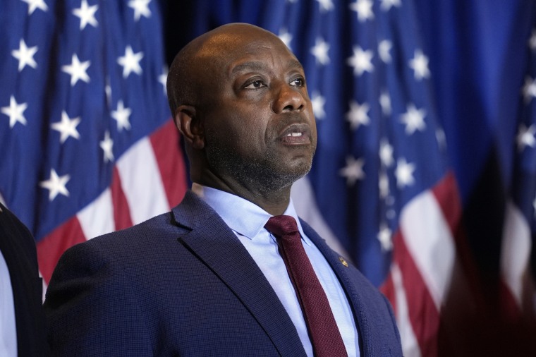 Sen. Tim Scott, R-S.C., has frequently been discussed as a potential vice presidential pick for Trump. 