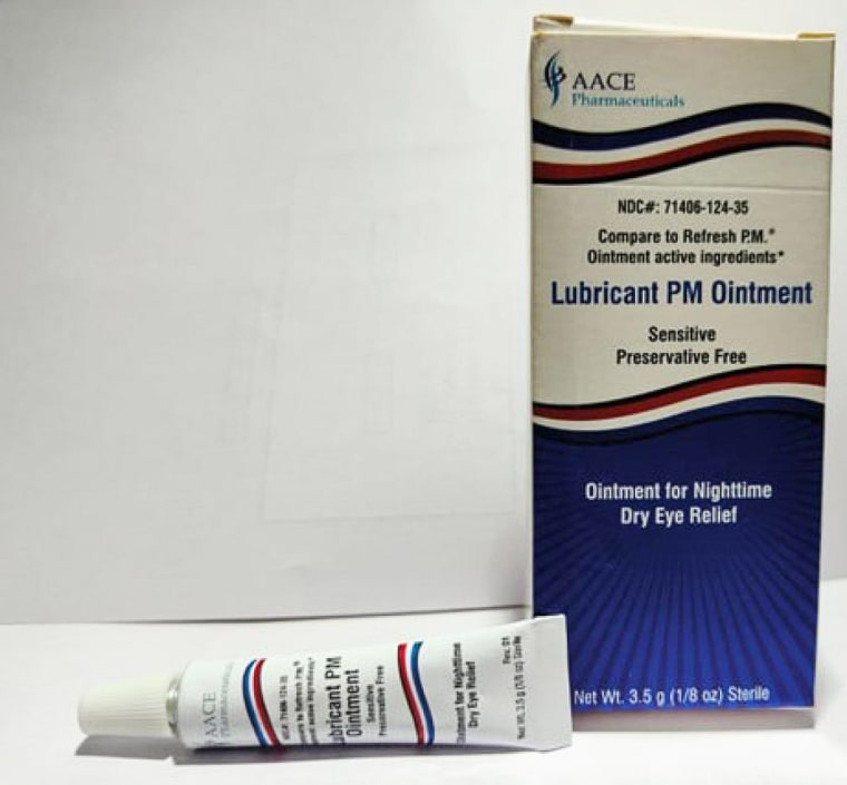 AACE Pharmaceuticals Lubricant PM Ointment box