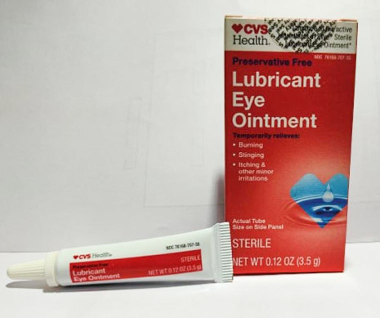 CVS Health Lubricant Eye Ointment box