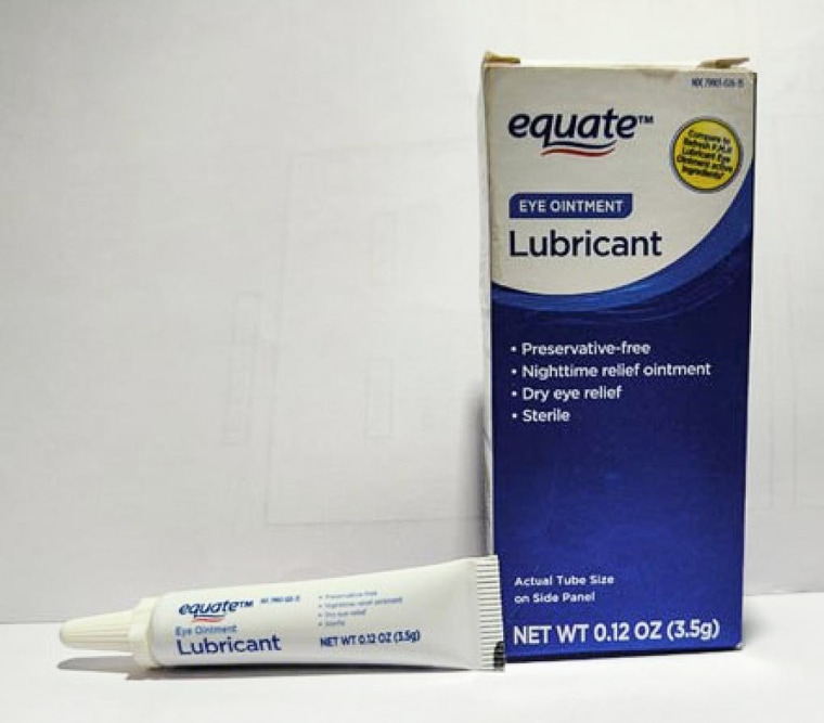 Equate Lubricant Eye Ointment box