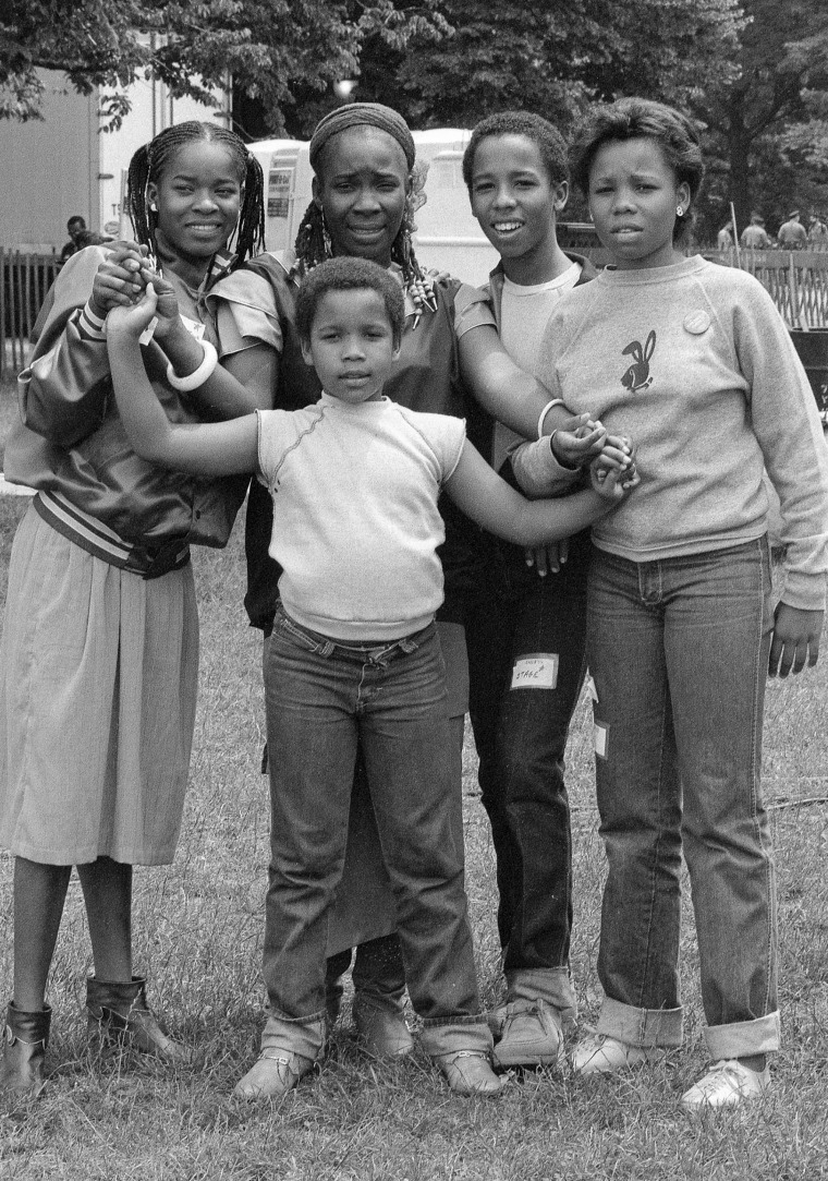Portrait Of Rita Marley & Family