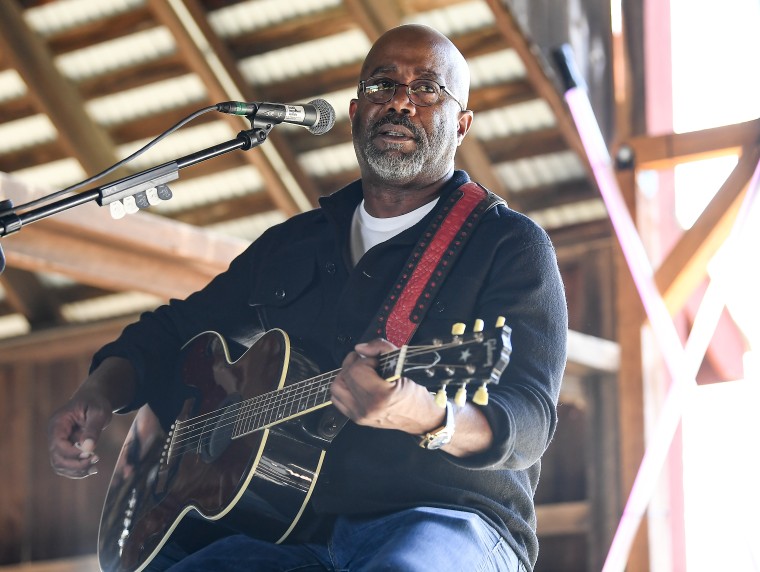 Darius Rucker performing at Live in the Vineyard Goes Country at Round Pond Estate Winery on Nov. 3, 2021 in Napa, California.