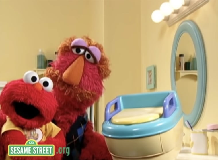 Louie coaches Elmo and his fans (and let's be honest, their parents, too) through the ups and downs of potty training.