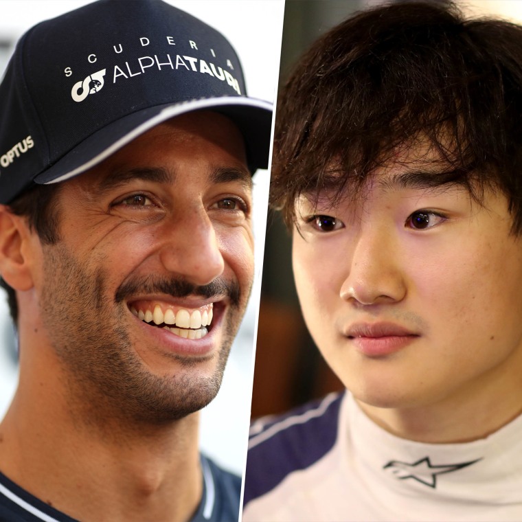 Yuki Tsunoda, Danie Ricciardo