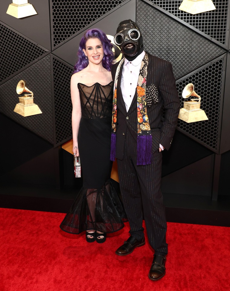 Kelly Osbourne and Sid Wilson at 2024 Grammys.