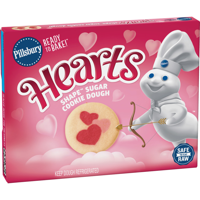 Pillsbury’s Hearts Shape Sugar Cookie Dough.