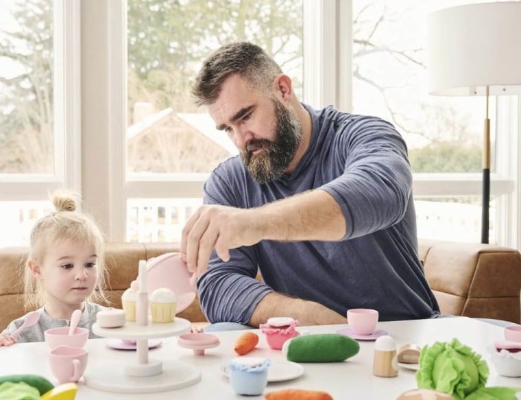 See Jason and Kylie Kelce's Playroom Makeover for Their 3 Daughters