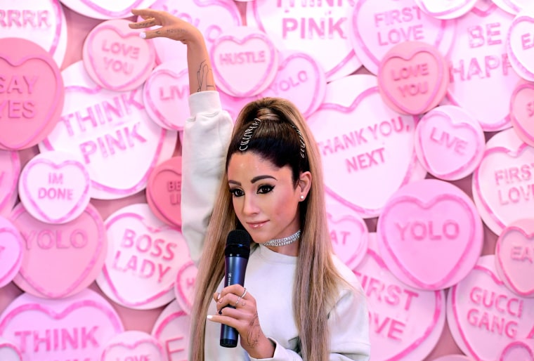 Madame Tussauds Ariana Grande Wax Figure Reveal - London
