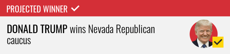 Donald Trump wins Nevada Republican caucus