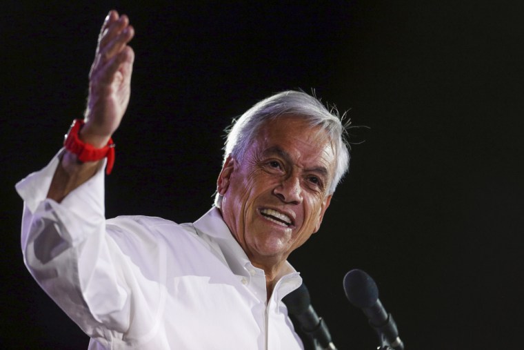 El expresidente de Chile Sebastián Piñera en noviembre de 2017.
