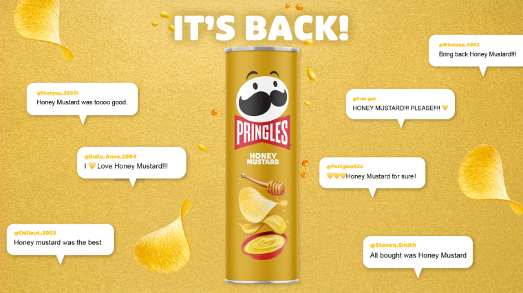 Honey Mustard Pringles are back!