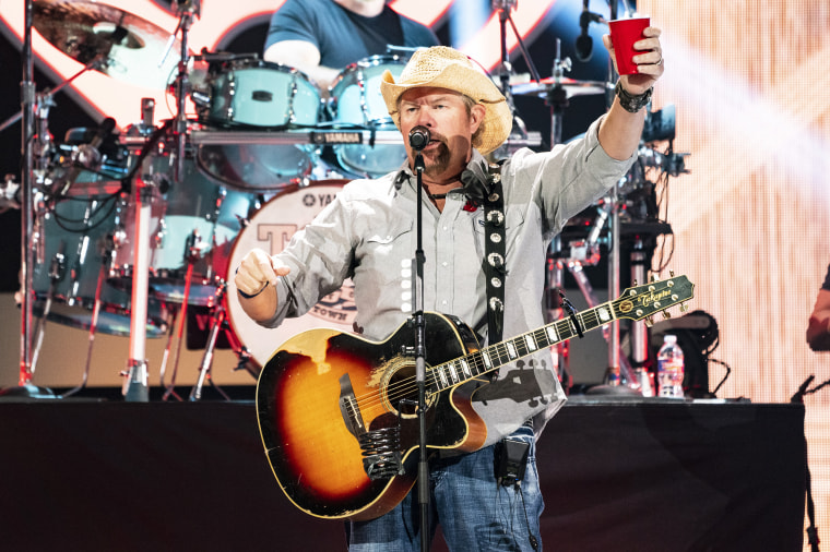 Toby Keith performs onstage 