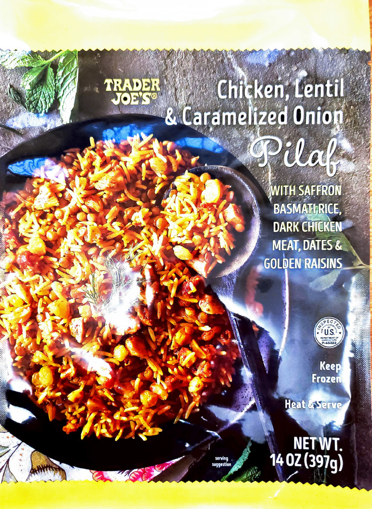 An alert has been issued for a popular chicken pilaf sold at Trader Joe's for possible contamination with rocks.