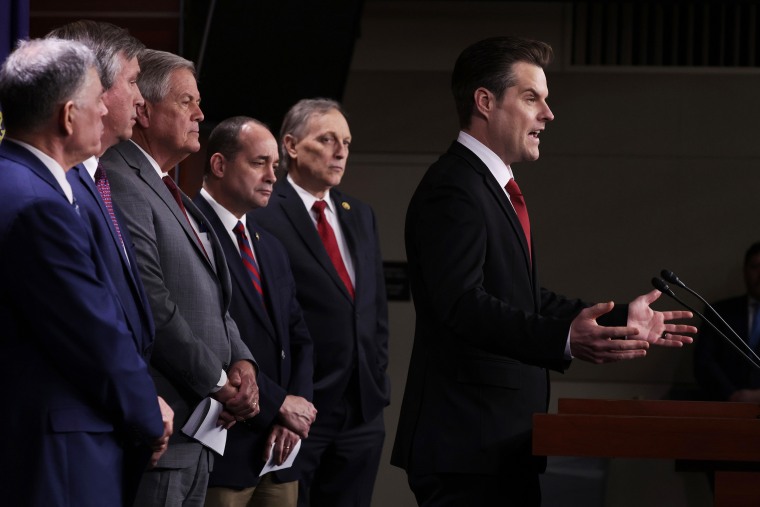 Image: House Freedom Caucus Holds Press Conference On FISA Reauthorization