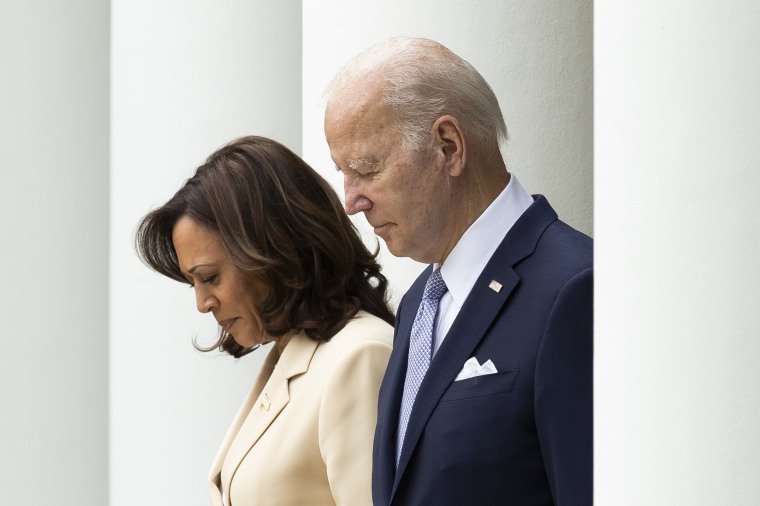 Kamala Harris and Joe Biden at the White House