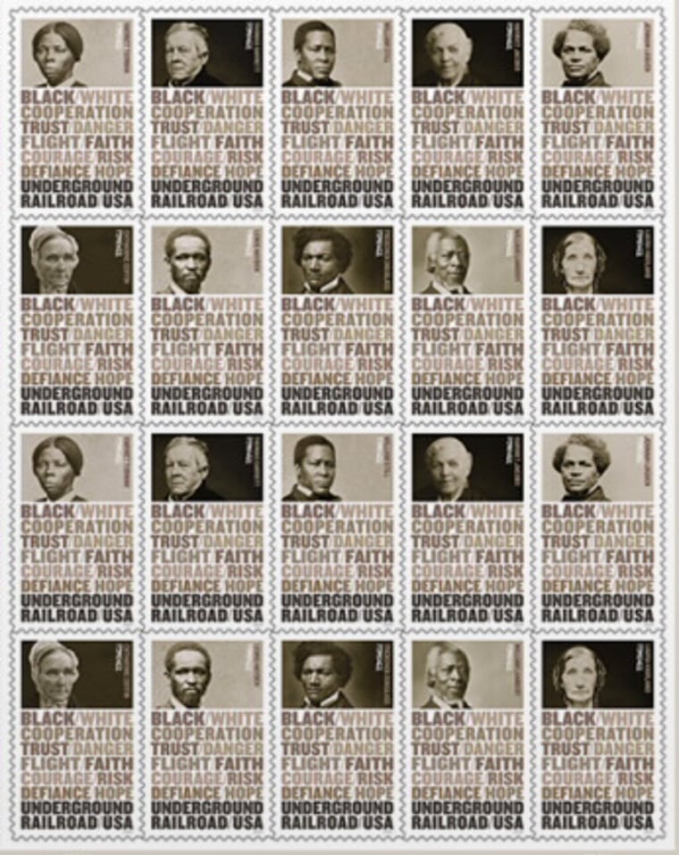 Underground Railroad stamps.