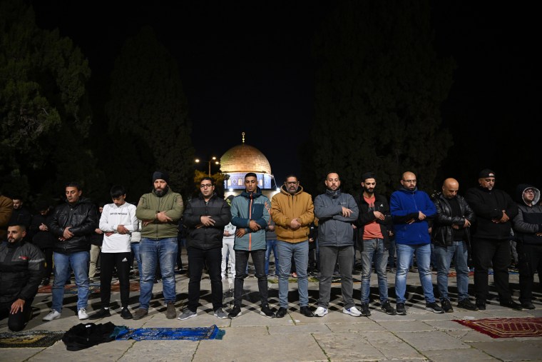 First Tarawih prayer at Masjid al-Aqsa