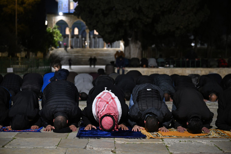 First Tarawih prayer at Masjid al-Aqsa