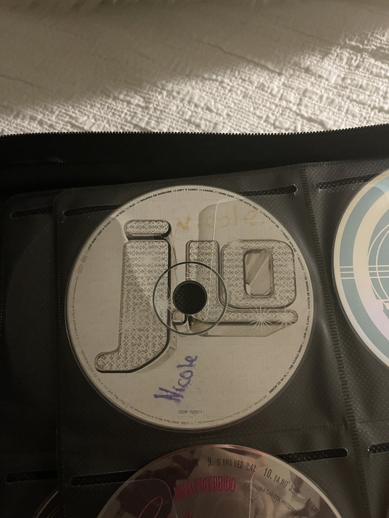 JLO CD inside of a case 