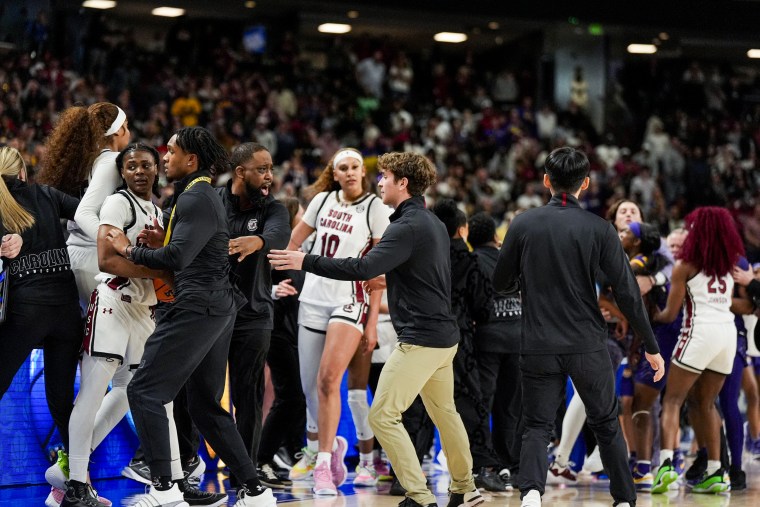 Why the South Carolina-LSU women's basketball fight was so terrifying