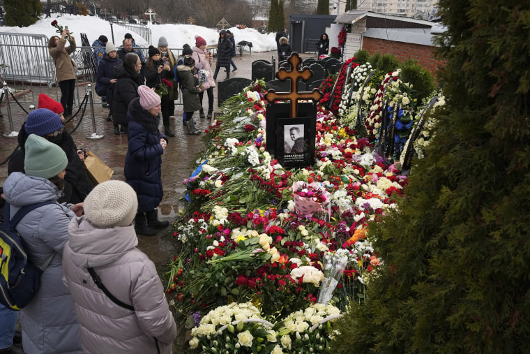 Navalny, who was President Vladimir Putin's fiercest foe, was buried after a funeral that drew thousands of mourners amid a heavy police presence. 