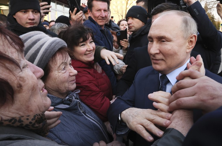 Putin is poised to sweep to another six-year term in the March 15-17 presidential election, relying on his rigid control of the country established during his 24 years in power — the longest Kremlin tenure since Soviet leader Josef Stalin.