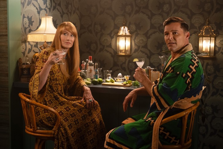 Laura Dern and Ricky Martin in "Palm Royale".